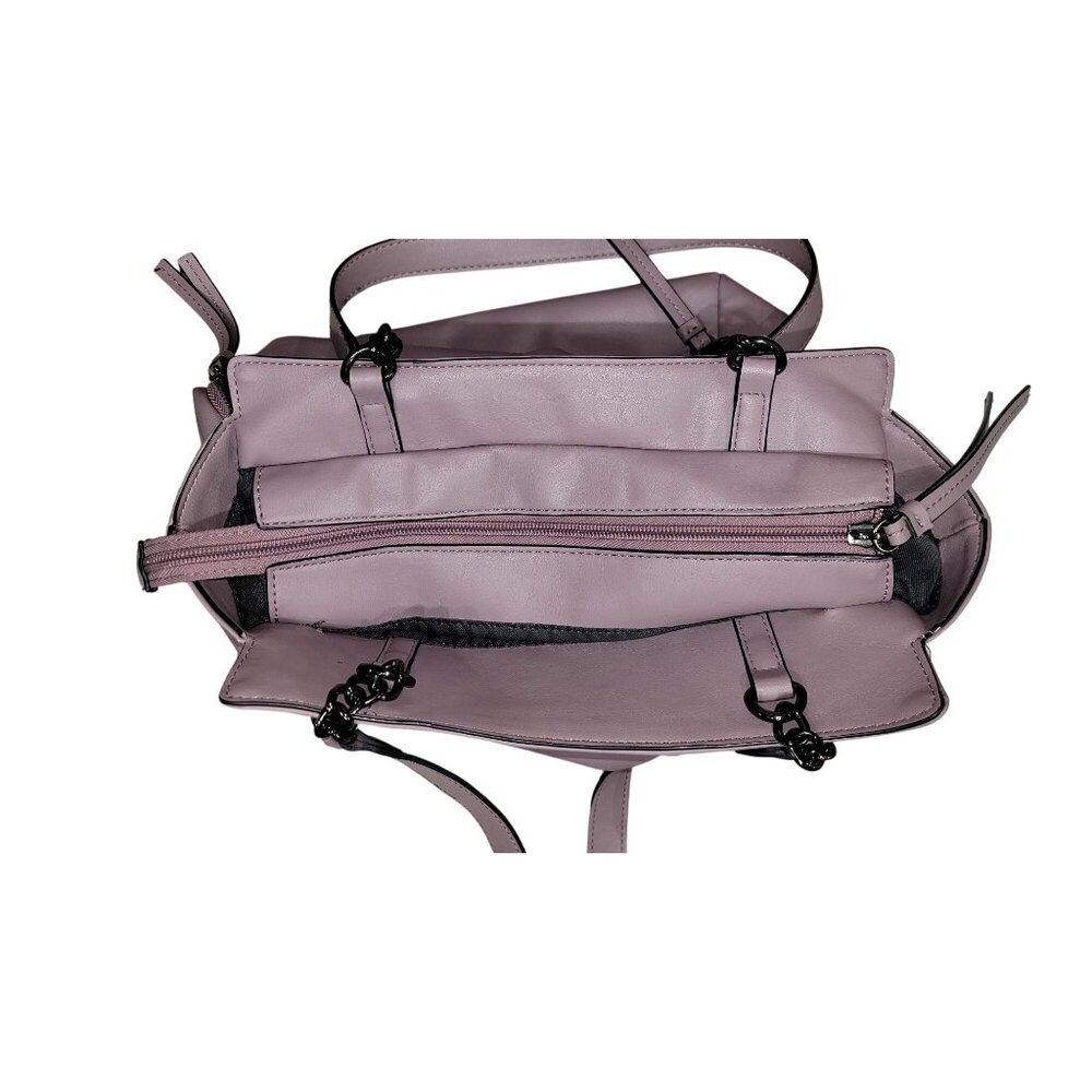 Simply Vera Wang Cara Tote Bag Handbag Purse - Elderberry - Picture 4 of 7